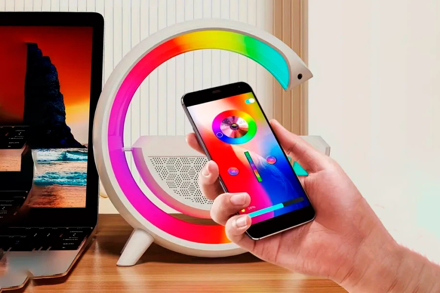 Multi-Function Clock with Wireless Charging