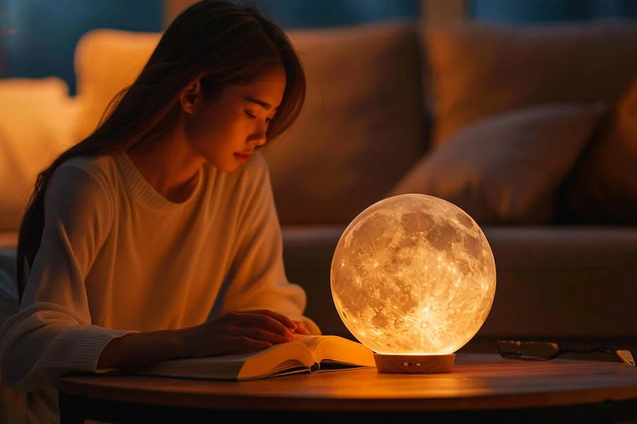 USB Moon Lamp Aroma Diffuser